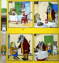 The Wind In The Willows: Mr Toad's Dinner (Original) (Signed)